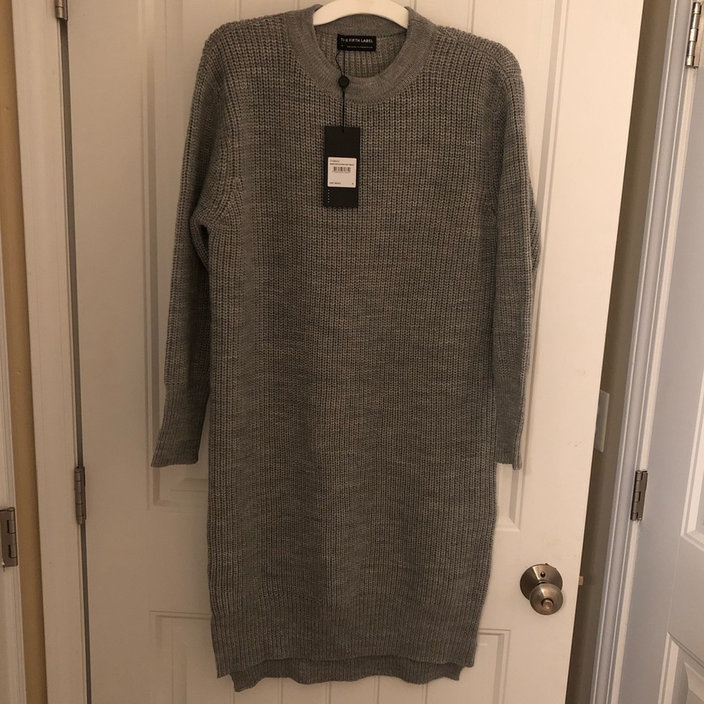 Gray Sweater Dress